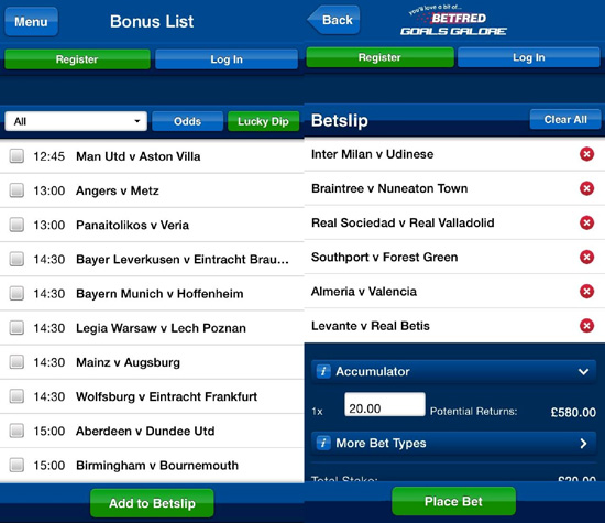 Betfred Goals Galore