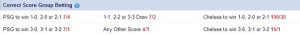 Correct Score Group Betting